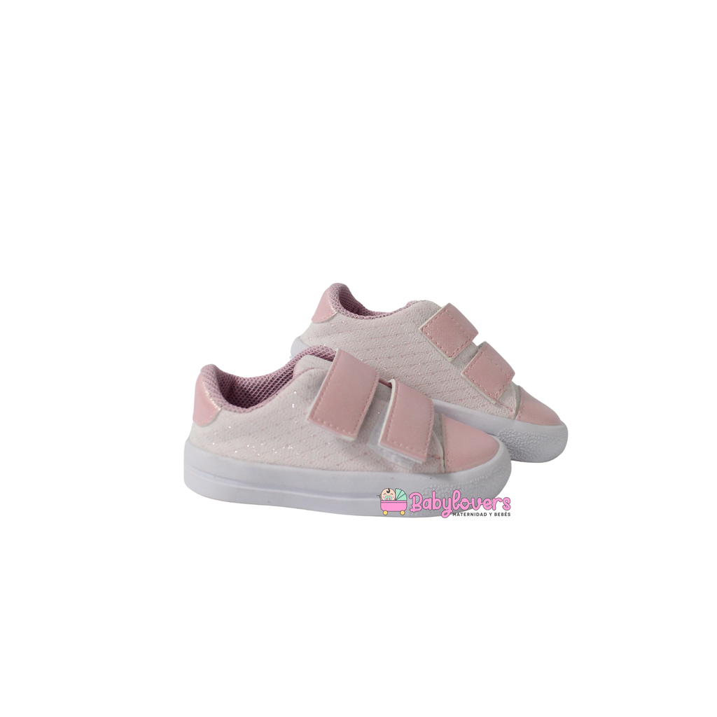 zapto rosado con blanco