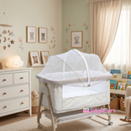 cuna con mosquitero