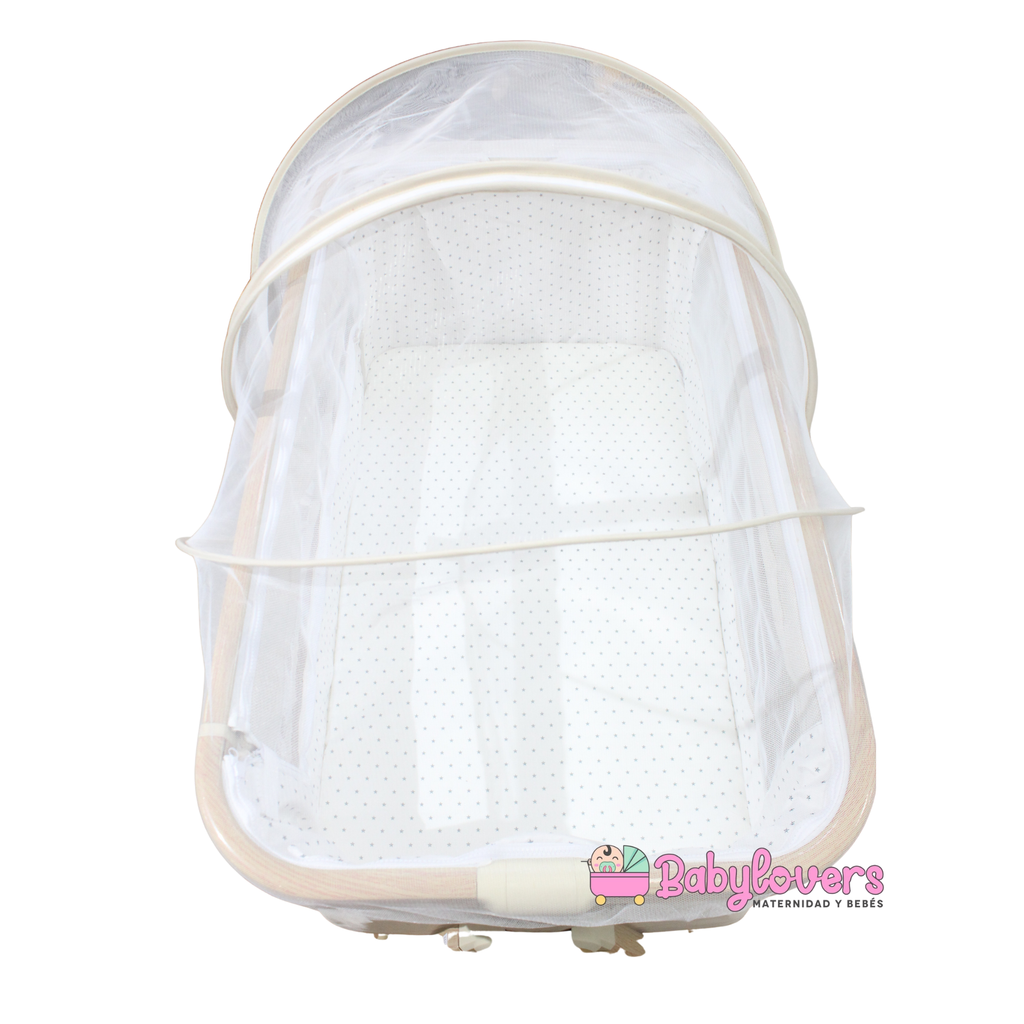 cuna con mosquitero