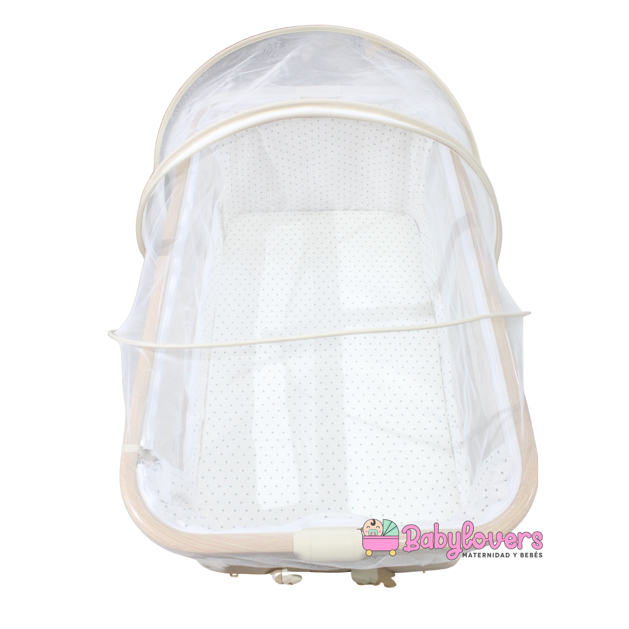 cuna con mosquitero