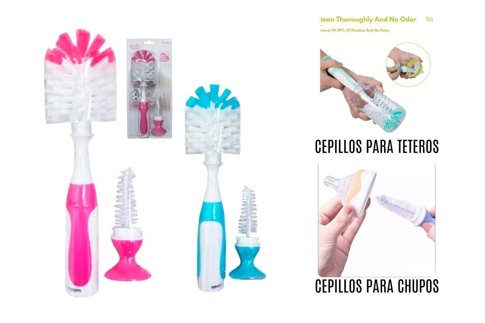 Cepillo lava teteros y chupas