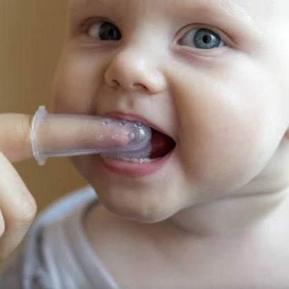Dedal para limpieza encías y lengua