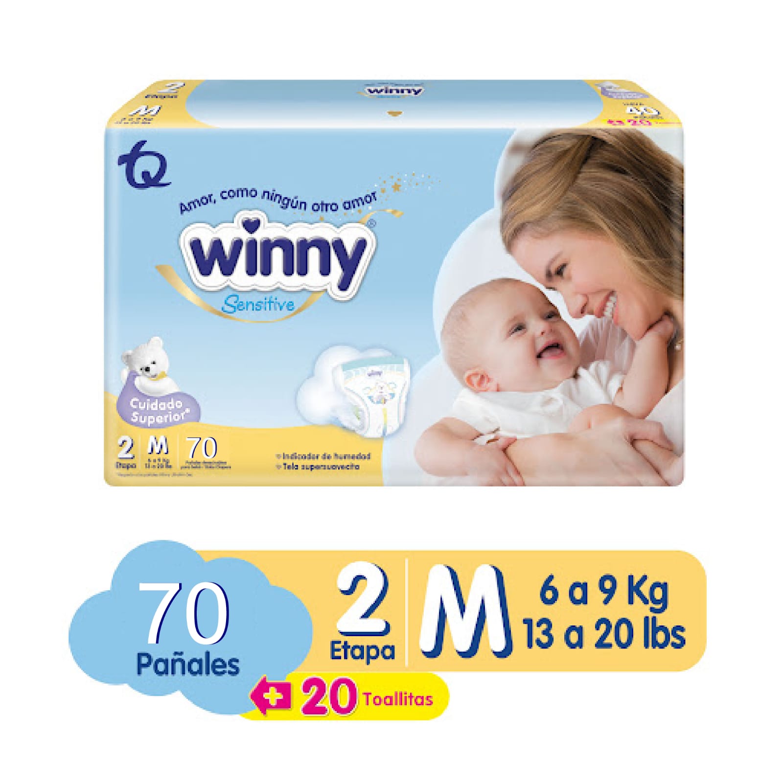 WINNY SENSITIVE 2 X 70